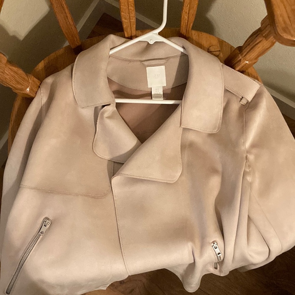 H and M suede jacket